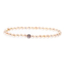 Ladies'Bracelet Lancaster JLA-BR-SB-1-PE Silver Orange Zircons Sterling silver 16 mm