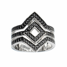 Ladies' Ring Sif Jakobs R11059-BK-54 (Size 14)
