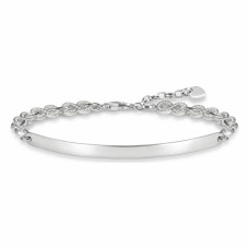 Pulsera Mujer Thomas Sabo LBA0043-051-14-L Plata de ley Plateado