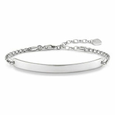 Pulsera Mujer Thomas Sabo LBA0047-001-12-L Plata de ley Plateado
