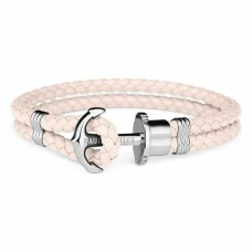 Pulsera Unisex Paul Hewitt Plateado Cuero