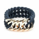 Pulsera TheRubz 100187 Azul Rosa Silicona Acero Inoxidable Rosado Acero/Silicona