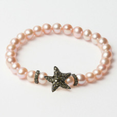 Pulsera Mujer Lancaster JLA-BR-STAR-3-PU Rosa Verde Plata de ley 16 mm