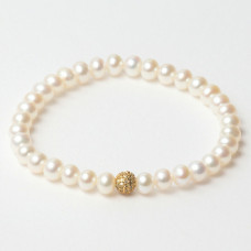 Pulsera Mujer Lancaster JLA-BR-SB-6-WH Dorado Blanco Plata de ley 16 mm