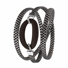 Pulsera Mujer Panarea BM1M19 Plateado Marrón Plata (56,5 cm)