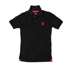 Polo de Manga Corta Hombre Bobroff Negro