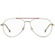 Unisex' Spectacle frame Carrera CARRERA-2020T-J5G Gold Ø 53 mm