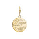 Abalorio Mujer Thomas Sabo IC12363-413-39 Dorado 2 cm