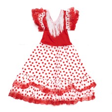 Vestido Flamenco VS-RBLANCO-LRO10 10 Años