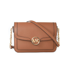 Shoulder Bag Michael Kors Leida Brown 23 x 17 x 6 cm