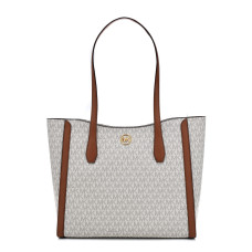 Shoulder Bag Michael Kors Leida Beige 34 x 29 x 12 cm