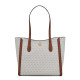 Shoulder Bag Michael Kors Leida Beige 34 x 29 x 12 cm