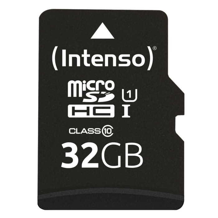 Micro SD Memory Card with Adaptor INTENSO 3423480 32 GB Micro SD Memory Card with Adaptor INTENSO 3423480 32 GB