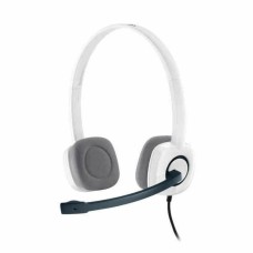 Auriculares con Micrófono Logitech Blanco