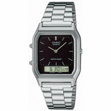 Unisex Watch Casio AQ-230A-1DMQYES Black Silver