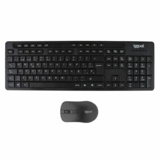 Teclado y Ratón iggual WMK-BUSINESS2 Negro Qwerty Español