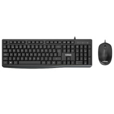 Teclado y Ratón Nilox NXKME0012 Negro