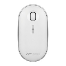 Ratón Inalámbrico Óptico Phoenix Blanco 1600 dpi (1 unidad)