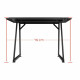 Desk GAMING DRIFT DRDZ75 Black Black/Red 100 x 60 cm