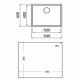 Fregadero de Un Seno Teka Square 50.40 TG (60 cm)