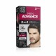 Colouring Cream Llongueras Men Advance 02 - Black Semi-permanent (4 pcs)