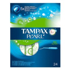 Pack de Tampones Pearl Super Tampax Tampax Pearl (24 uds) 24 uds