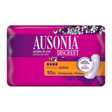 Compresas para Incontinencia Extra Ausonia Discreet (10 uds) 10 Unidades