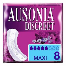 Compresas para Incontinencia DISCREET mAXI Ausonia (8 uds)