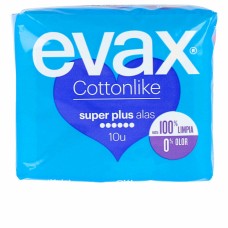 Compresas Super con Alas Evax (10 uds)