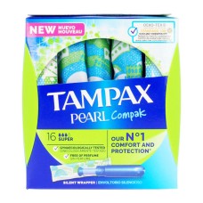 Tampones Super PEARL Tampax Tampax Pearl Compak (18 uds) 18 uds