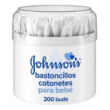 Bastoncillos de Algodón Baby Johnson's (200 pcs)