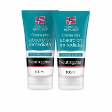 Crema de Pies Hidratante Neutrogena instantánea Absorción (2 x 100 ml)