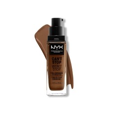 Base de Maquillaje Fluida NYX Can't Stop Won't Stop Mocha 30 ml