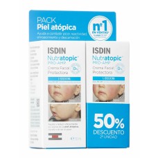 Crema Facial Isdin Nutratopic Pro-AMP Dermoprotector Piel atópica Niños 2 x 50 ml