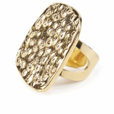 Anillo Mujer Shabama Chelsea Latón Bañado en flash dorado Ajustable