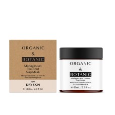 Mascarilla Facial Hidratante Organic & Botanic Madagascan Coconut Noche (60 ml)