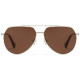 Unisex Sunglasses Hawkers Shadow Polarised ø 60 mm Golden Silver Rose gold