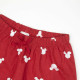 Pijama de Verano Minnie Mouse Mujer Rojo Gris