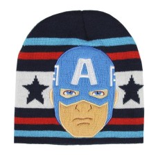 Gorro Infantil Captain America The Avengers Azul marino (Talla única)