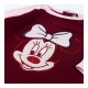 Baby's Long-sleeved Romper Suit Minnie Mouse Maroon