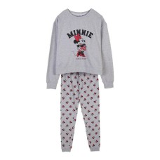 Pijama Minnie Mouse Mujer Gris