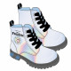 Botas Casual Infantiles Frozen Luces LED Azul