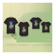 Camiseta de Manga Corta Hombre The Mandalorian Negro