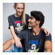 Camiseta de Manga Corta Hombre The Mandalorian Negro