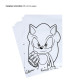 Set de Papelería Sonic Azul 24 Piezas