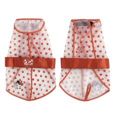 Dog raincoat Minnie Mouse Red L