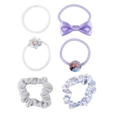 Hair ties Frozen 6 Units Multicolour Blue