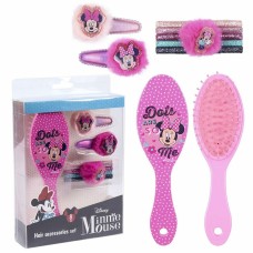 Accesorios para el Pelo Minnie Mouse Rosa (8 pcs)