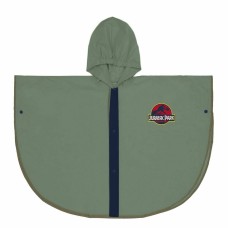 Poncho Impermeable con Capucha Jurassic Park Verde