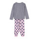 Pijama Infantil Minnie Mouse Gris
